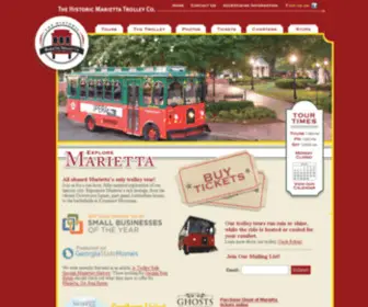 Mariettatrolley.com(The Historic Marietta Trolley Company) Screenshot