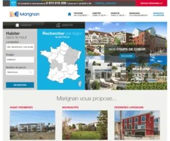 Marignan-Immobilier.com(Marignan) Screenshot