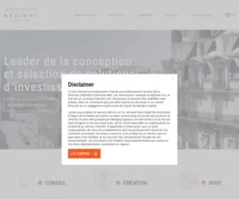 Marignycapital.com(Leader en solutions d'investissements) Screenshot