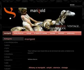 Marigold.com.pl(Marigold, przedmioty z przeszłością) Screenshot