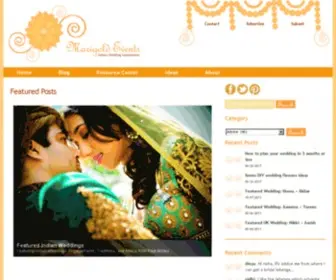 Marigoldevents.com(Marigold Events) Screenshot