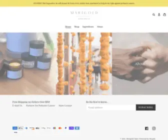 Marigoldsalve.com(Marigold Salve) Screenshot