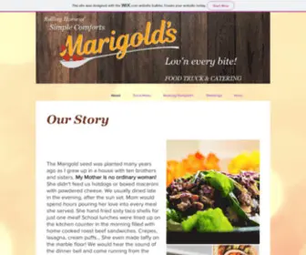 Marigoldsfoodtruck.com(Comfort Food) Screenshot