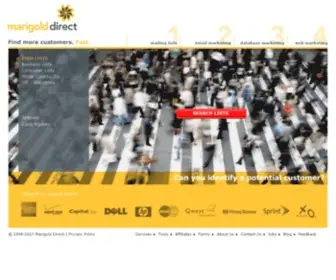 Marigoldtech.com(News & views about direct mail) Screenshot