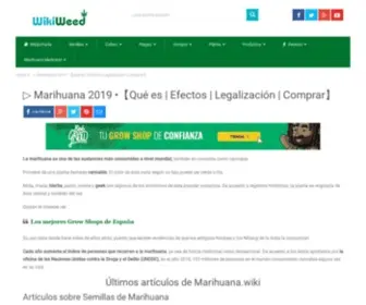 Marihuana.wiki(▷ Marihuana 2019) Screenshot