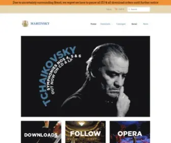 Mariinskylabel.com(The Mariinsky Label) Screenshot