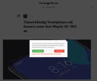 Marijanbloggt.at(Reviews, Gadgets, Digitales und mehr) Screenshot