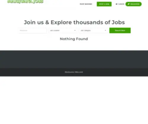 Marijuana-Jobs.com(Marijuana Jobs) Screenshot