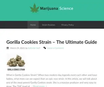 Marijuana-Science.com(Marijuana Science) Screenshot