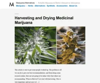 Marijuanaalternatives.com(Google) Screenshot