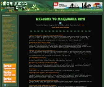 Marijuanacity.com(Marijuana City) Screenshot