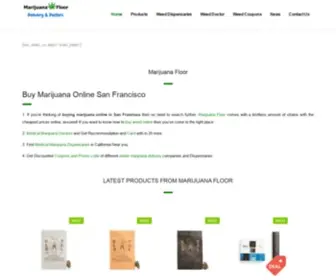 Marijuanafloor.com(Buy Marijuana Online) Screenshot