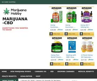 Marijuanahobby.com(YOUR SITE FOR INFORMATION AND LEGAL PRODUCTS) Screenshot