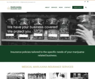 Marijuanainsuranceagent.com(Marijuana Insurance Agent) Screenshot