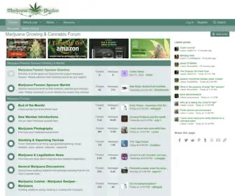 Marijuanapassion.com(Marijuana Growing & Cannabis Forum) Screenshot