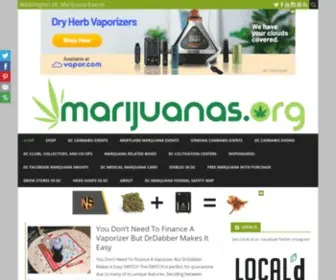 Marijuanas.org(Washington DC Marijuana Cannabis Events) Screenshot