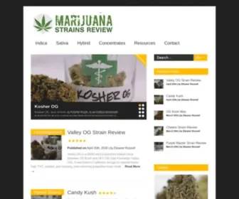 Marijuanastrainsreview.com(Marijuana Strains Review) Screenshot