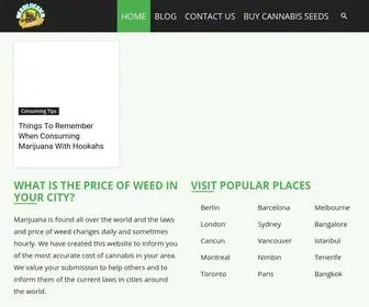 Marijuanatravels.com(Best Places to Buy Marijuana Seeds) Screenshot