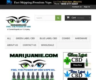Marijuanie.com(CBD Vape Oil E Juices & E) Screenshot
