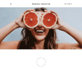 Marikacreative.com(Marika Creative) Screenshot