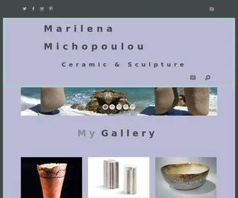 Marilenamichopoulou.gr(Ceramic & Sculpture) Screenshot