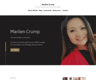 Marilencrump.com(Business Developer and Marketing Strategist) Screenshot