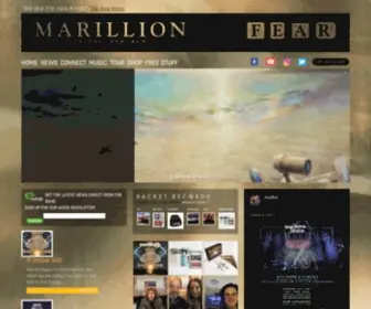 Marillion.com(The Official Marillion Website) Screenshot