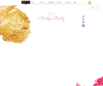 Marilynbeautyproducts.com(Makeup and beauty products) Screenshot