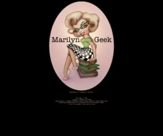 Marilynmonroe.ca(MarilynGeek) Screenshot