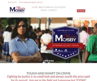 Marilynmosby.com(Marilyn Mosby For Baltimore City State's Attorney) Screenshot