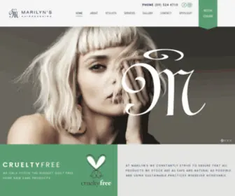 Marilyns.co.nz(Marilyn's Hairdressing) Screenshot