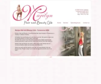 Marilynsatturramurra.com(Marilyn Hair and Beauty Cafe) Screenshot