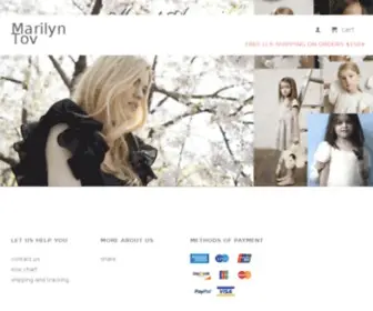 Marilyntov.com(Create an Ecommerce Website and Sell Online) Screenshot