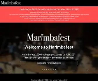 Marimbafest.com(Marimbafest Australia) Screenshot