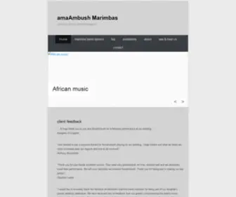 Marimbas.co.za(Page Redirection) Screenshot