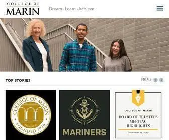 Marin.edu(College of Marin) Screenshot