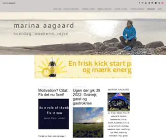 Marinaaagaardblog.com(Bloggers Delight) Screenshot