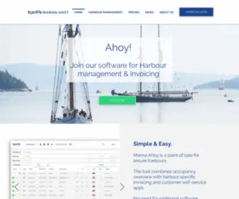 Marinaahoy.com(Affordable marina management tool) Screenshot