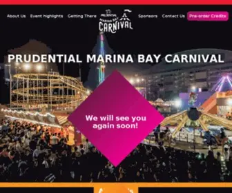 Marinabaycarnival.sg(The Prudential Marina Bay Carnival) Screenshot