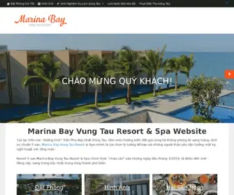 Marinabayvungtauresort.com(Marina Bay Vung Tau Resort & Spa Website) Screenshot