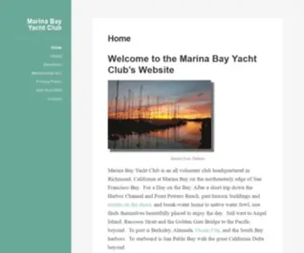 Marinabayyc.com(Marina Bay Yacht Club) Screenshot