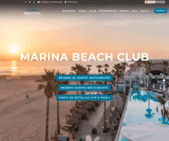 Marinabeachclub.com(Marina Beach Club) Screenshot