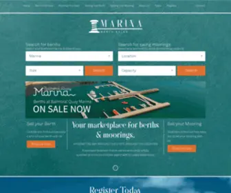 Marinaberthsales.com.au(The easy way to buy and sell marina berths) Screenshot