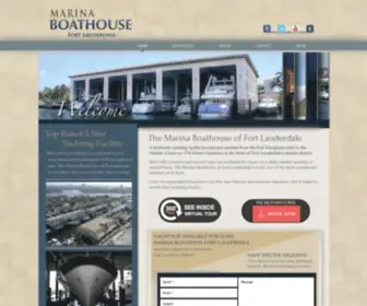 Marinaboathouse.com(Boathouse Yacht Facility) Screenshot