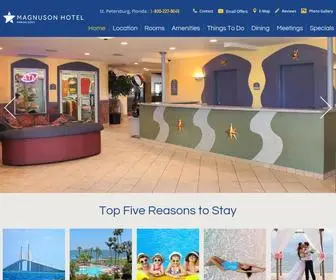 Marinacoveresort.com(Petersburg Florida Hotel) Screenshot