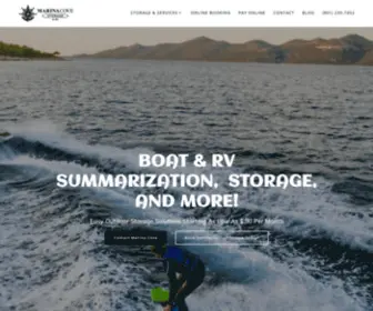 Marinacovestorage.com(Boat and RV Storage) Screenshot