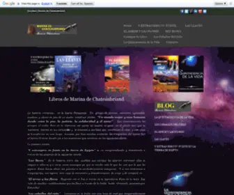 Marinadechateaubriand.com(Los Libros de Marina de Chateaubriand) Screenshot