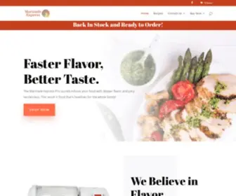 Marinadeexpress.com(Marinade Express) Screenshot