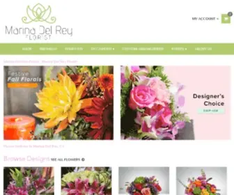Marinadelreyflorist.com(Marina Del Rey Florist) Screenshot