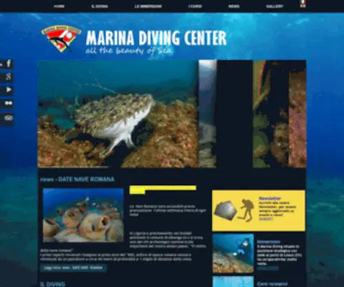 Marinadiving.net(Marina Diving Center) Screenshot